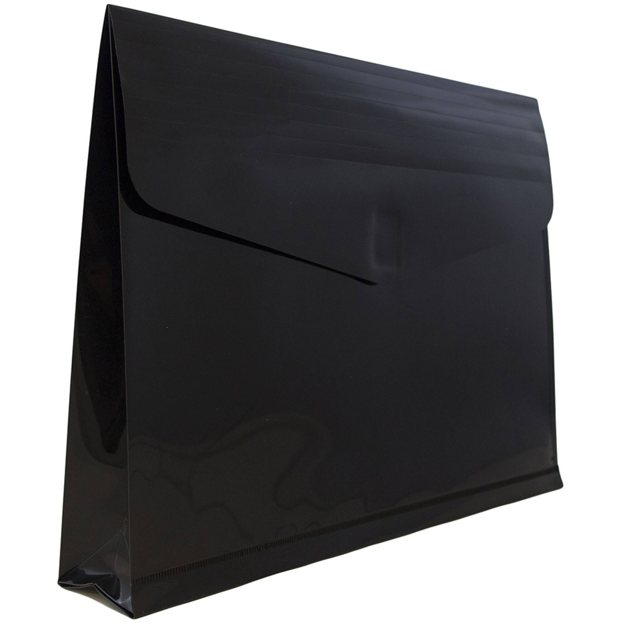 JAM Paper 9.75" x 13" Plastic Hook & Loop Closure Envelopes